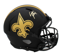 Cam Jordan Signed Saints Full-Size Eclipse Alternate Speed Helmet (Radtke) at PristineAuction.com