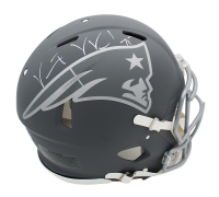 Vince Wilfork Signed Patriots Full-Size Authentic On-Field Slate Alternate Speed Helmet (Radtke) at PristineAuction.com