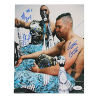 Austin Gunn & Colten Gunn Signed AEW 8x10 Photo Inscribed "Not A** Boy!" (JSA) at PristineAuction.com