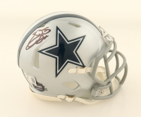 Emmitt Smith Signed Cowboys Speed Mini Helmet (Prova & Beckett) at PristineAuction.com