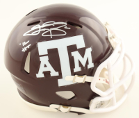 Johnny Manziel Signed Texas A&M Aggies Speed Mini Helmet (Beckett) at PristineAuction.com