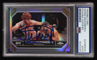 Shara Magomedov Signed 2024 Topps Chrome UFC Refractors #141 RC (PSA Authentic) at PristineAuction.com