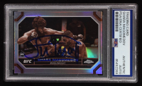 Shara Magomedov Signed 2024 Topps Chrome UFC Sepia Refractors #141 RC (PSA Authentic) at PristineAuction.com