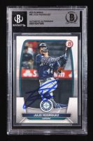 Julio Rodriguez Signed 2023 Bowman #96 (BGS) at PristineAuction.com