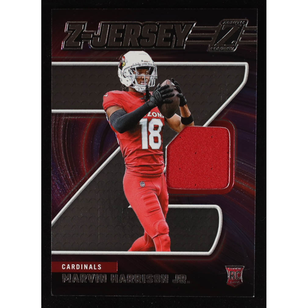 Marvin Harrison Jr. 2024 Zenith Z Jersey #6 RC at PristineAuction.com