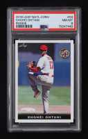 Shohei Ohtani 2018 Leaf National Convention Shohei Ohtani #Rookie04 RC (PSA 8) at PristineAuction.com