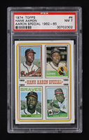 Hank Aaron 1974 Topps #4 62-65 (PSA 7) at PristineAuction.com