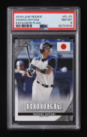 Shohei Ohtani 2018 Leaf Ohtani Rookie Exclusive Flag #FL01 RC (PSA 8) at PristineAuction.com