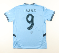 Erling Haaland Signed Puma Manchester City Authentic Jersey (Beckett) at PristineAuction.com
