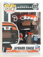 Ja'Marr Chase Signed Bengals #177 Funko Pop! Vinyl Figure (Beckett) at PristineAuction.com