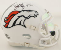 John Elway Signed Broncos Speed Mini Helmet With Visor (Beckett) at PristineAuction.com