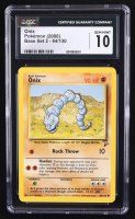 Onix Pokemon 1999 Base 2 #84 (CGC 10) at PristineAuction.com