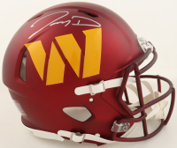 Jayden Daniels Signed Commanders Full-Size Authentic On-Field Speed Helmet (Fanatics) at PristineAuction.com