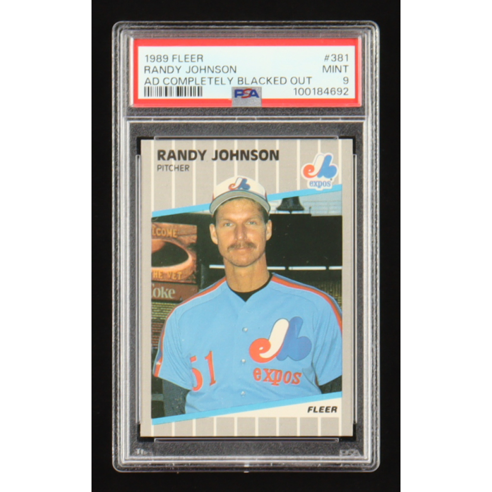 Randy Johnson 1989 Fleer #381 RC (PSA 9) at PristineAuction.com