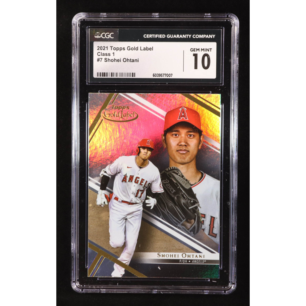 Shohei Ohtani 2021 Topps Gold Label Class 1 #7 (CGC 10) at PristineAuction.com