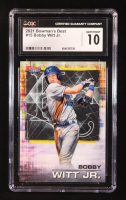 Bobby Witt Jr. 2021 Bowman's Best #15 RC (CGC 10) at PristineAuction.com