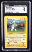 Magnemite Pokemon 1999 Base Unlimited #53 (CGC 9) at PristineAuction.com