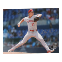 Brady Singer Signed Reds 8x10 Photo (Beckett) at PristineAuction.com