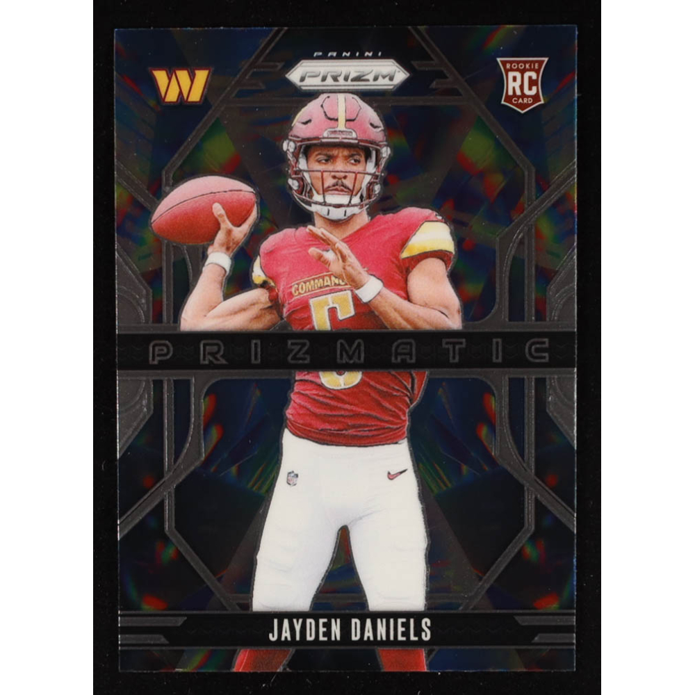 Jayden Daniels 2024 Panini Prizm Prizmatic #3 RC at PristineAuction.com