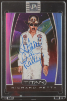 Richard Petty Signed 2020 Panini Titan Holo #7 at PristineAuction.com