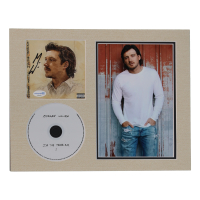 Morgan Wallen Signed “I'm The Problem” CD Insert Lithograph Display with CD & 8x10 Photo (ACOA) at PristineAuction.com