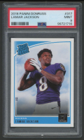 Lamar Jackson 2018 Donruss RR #317 RC (PSA 9) at PristineAuction.com