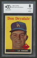 Don Drysdale 1958 Topps #25 (BCCG 8) at PristineAuction.com