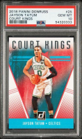 Jayson Tatum 2018 Panini Donruss Court Kings #25 (PSA 10) at PristineAuction.com