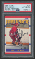 Eric Lindros Signed 1990-91 Score #440 RC (PSA) at PristineAuction.com