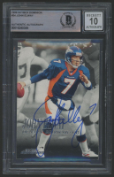 John Elway Signed 1999 SkyBox Dominion #34 (BGS | Autograph Graded 10) at PristineAuction.com
