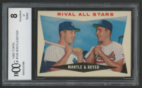 Mickey Mantle / Ken Boyer 1960 Topps #160 Rival All-Stars (BCCG 8) at PristineAuction.com