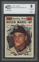 Roger Maris 1961 Topps #576 All Star (BCCG 8) at PristineAuction.com