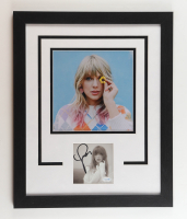 Taylor Swift Signed Custom Framed "Tortured Poets Department" CD Insert Display with Photo (AutographCOA) at PristineAuction.com