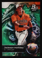 Jackson Holliday 2023 Bowman Platinum Top Prospects Emerald Ice Foil #TOP97 RC #253/299 at PristineAuction.com