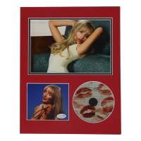 Sabrina Carpenter Signed “Short n' Sweet” CD Insert Lithograph Display with CD & 8x10 Photo (ACOA) at PristineAuction.com