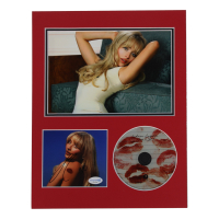 Sabrina Carpenter Signed “Short n' Sweet” CD Insert Lithograph Display with CD & 8x10 Photo (ACOA) at PristineAuction.com