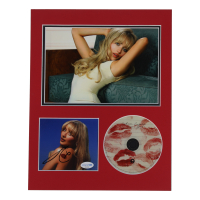 Sabrina Carpenter Signed “Short n' Sweet” CD Insert Lithograph Display with CD & 8x10 Photo (ACOA) at PristineAuction.com