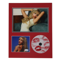 Sabrina Carpenter Signed “Short n' Sweet” CD Insert Lithograph Display with CD & 8x10 Photo (ACOA) at PristineAuction.com