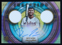 Bryan Acuna 2022 Bowman Inception Dual Relic Autographs #IADRBA RC #26/200 at PristineAuction.com