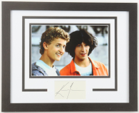 Keanu Reeves Signed "Bill & Ted's Excellent Adventure" Custom Framed Cut Display (ACOA) at PristineAuction.com