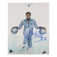 George Gervin Signed 8x10 Photo Inscribed "Ice" (Beckett) at PristineAuction.com