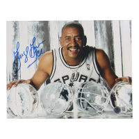 George Gervin Signed 8x10 Photo Inscribed "Ice" (Beckett) at PristineAuction.com