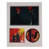 Josh Dun & Tyler Joseph Signed “Clancy” CD Insert Lithograph Display with CD & 8x10 Photo (ACOA) at PristineAuction.com