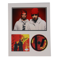 Josh Dun & Tyler Joseph Signed “Clancy” CD Insert Lithograph Display with CD & 8x10 Photo (ACOA) at PristineAuction.com