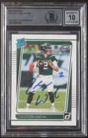 Zach Wilson Signed 2021 Donruss Rated Rookie #252 RC (BGS | Auto 10) at PristineAuction.com