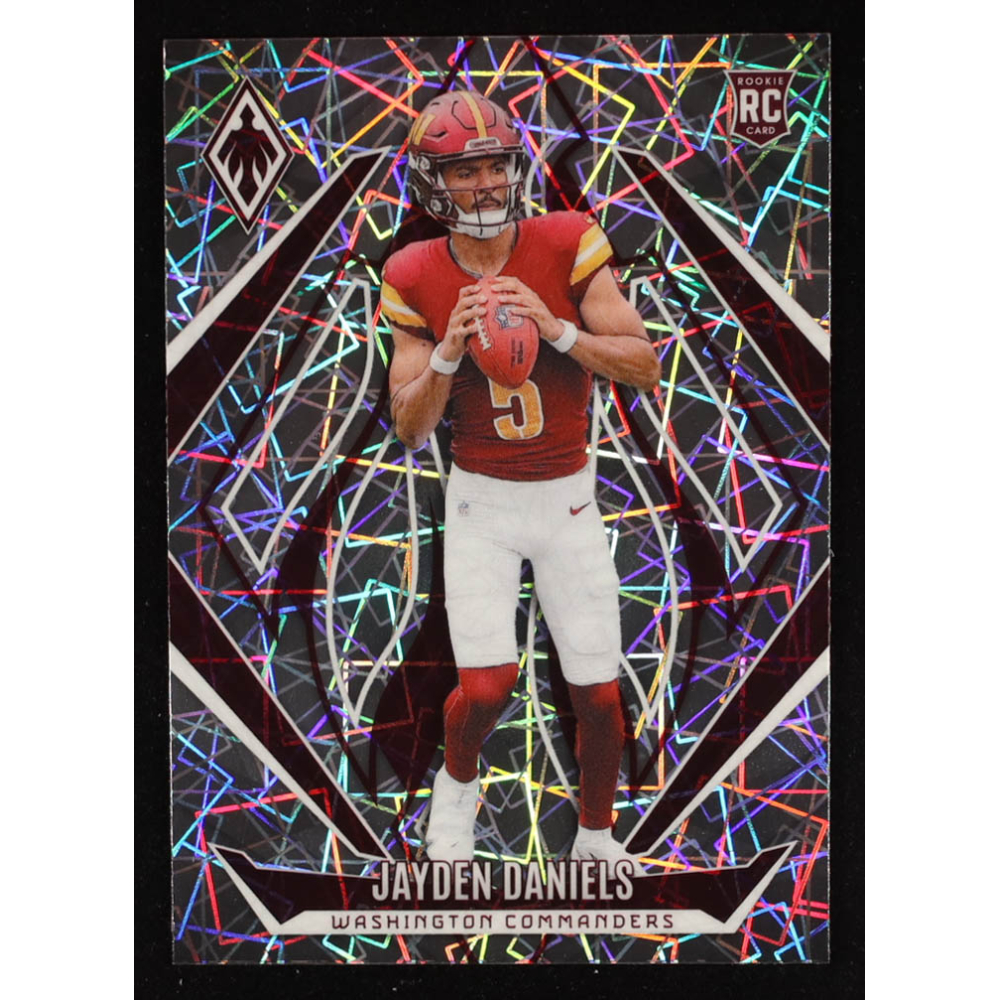 Jayden Daniels 2024 Panini Phoenix Lazer #198 RC at PristineAuction.com