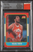 Mel Turpin 1986-87 Fleer #116 W/ Jersey Fusion Game-Used Patch (BGS) at PristineAuction.com