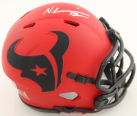 Nico Collins Signed Texans Rave Alternate Speed Mini Helmet (Beckett) at PristineAuction.com