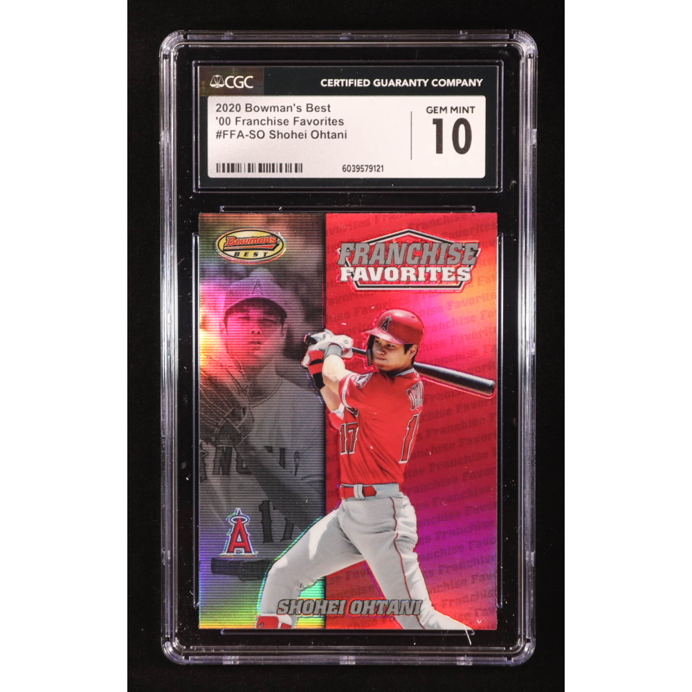 Shohei Ohtani 2020 Bowman's Best Franchise Favorites #FFASO (CGC 10) at PristineAuction.com