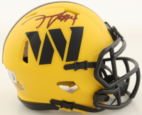 Frankie Luvu Signed Commanders Rave Alternate Speed Mini Helmet (Beckett & Prova) at PristineAuction.com